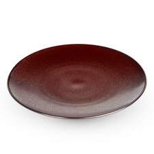 Ginshu Metallic Red Round Plate 8.75"