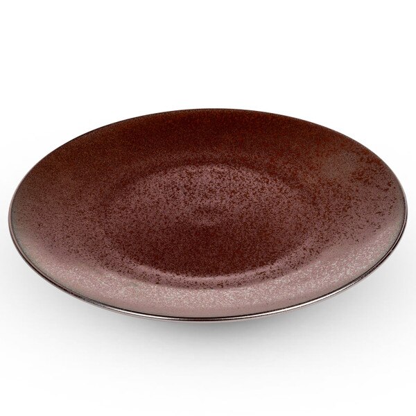 Image of Ginshu Metallic Red Round Plate 11.25" 1