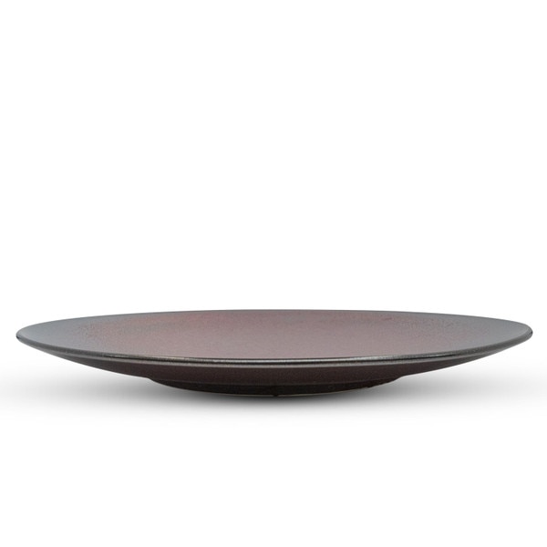 Image of Ginshu Metallic Red Round Plate 11.25" 2