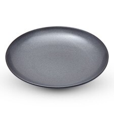 Tessa Black Round Plate 9"