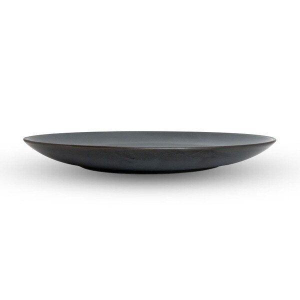 Image of Tessa Black Round Plate 9" 2