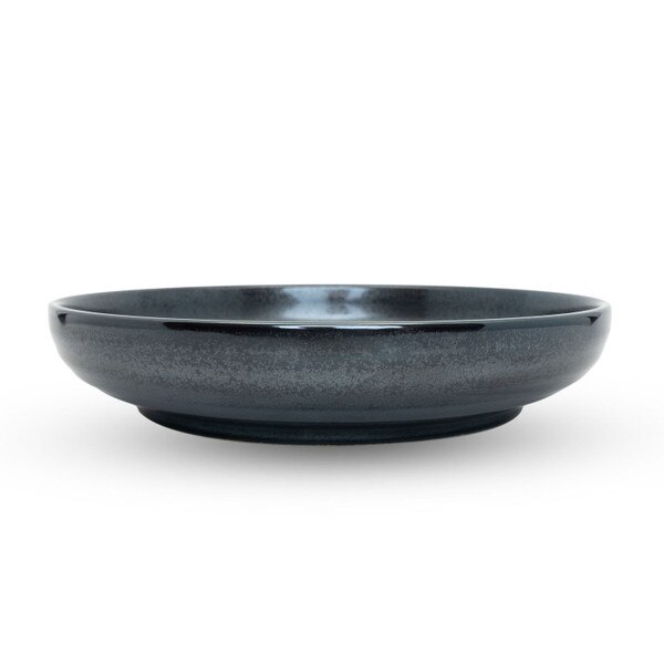 Image of Tessa Black Round Plate 8" 2