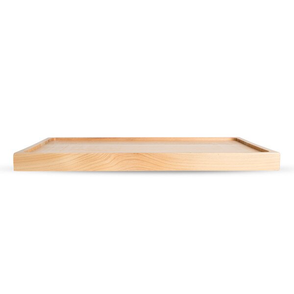 Image of Wooden Base for Slate Black Rectangular Plate 11.5" 2