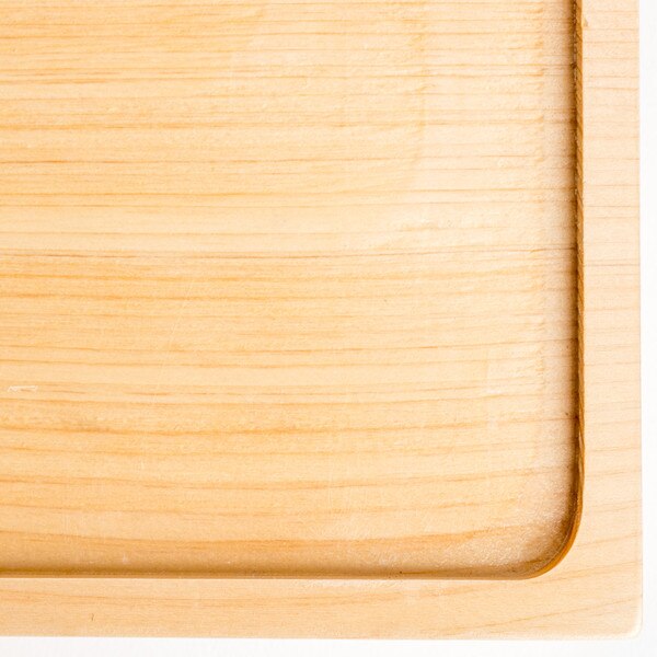 Image of Wooden Base for Slate Black Rectangular Plate 11.5" 4