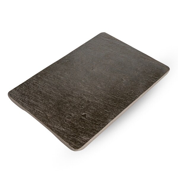 Image of Slate Black Rectangular Plate 10.5" 1