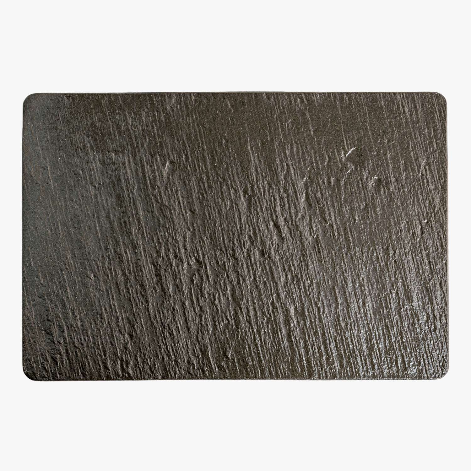 Slate Black Rectangular Plate 10.5