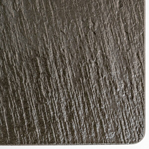 Image of Slate Black Rectangular Plate 10.5" 4