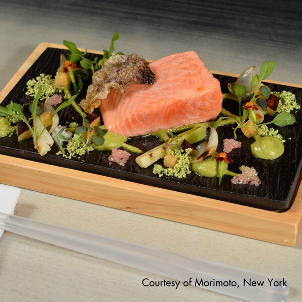 Image of Slate Black Rectangular Plate 10.5" 6