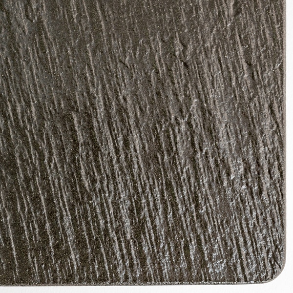 Image of Slate Black Rectangular Plate 9.5" 4