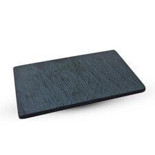 Slate Black Rectangular Plate 9.5"