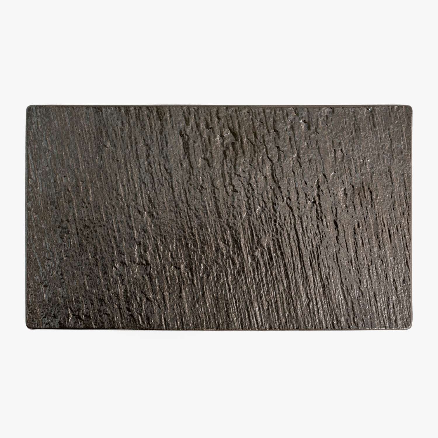 Slate Black Rectangular Plate 8.5