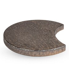 Sho Half Moon Raised Plate 7.5"