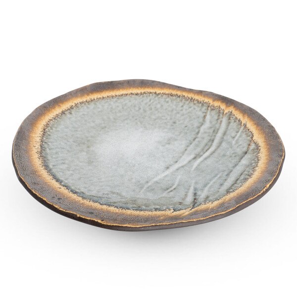 Image of Kasumi Gray Round Plate 11" 1