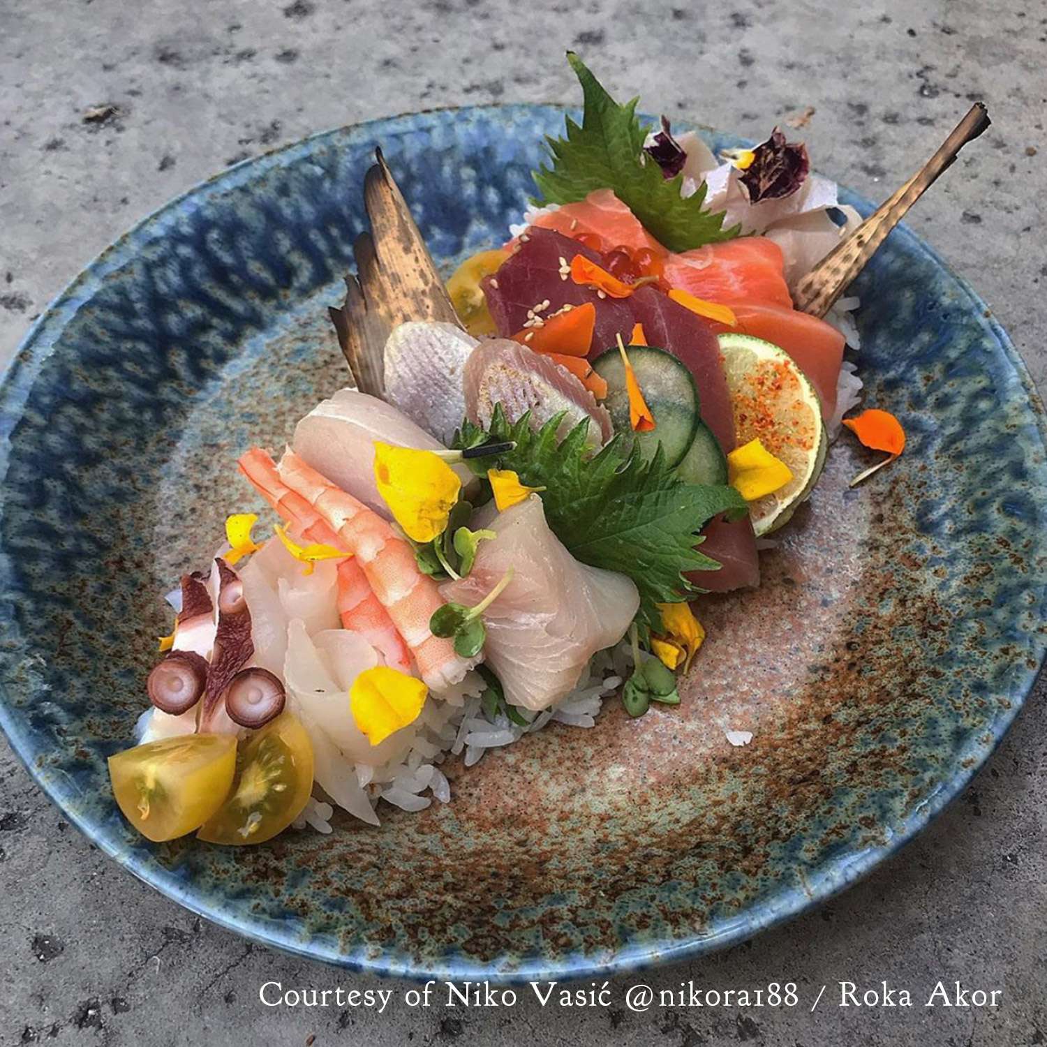 食器 rin5 Ainagashi Round Plate 9.5
