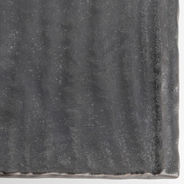 Image of Matte Black Slate Rectangular Plate 8" 4