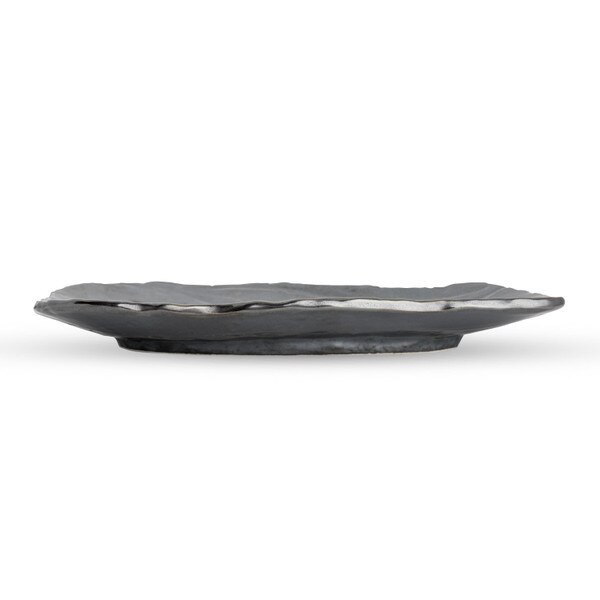 Image of Tessa Black Abstract Plate 10" 2