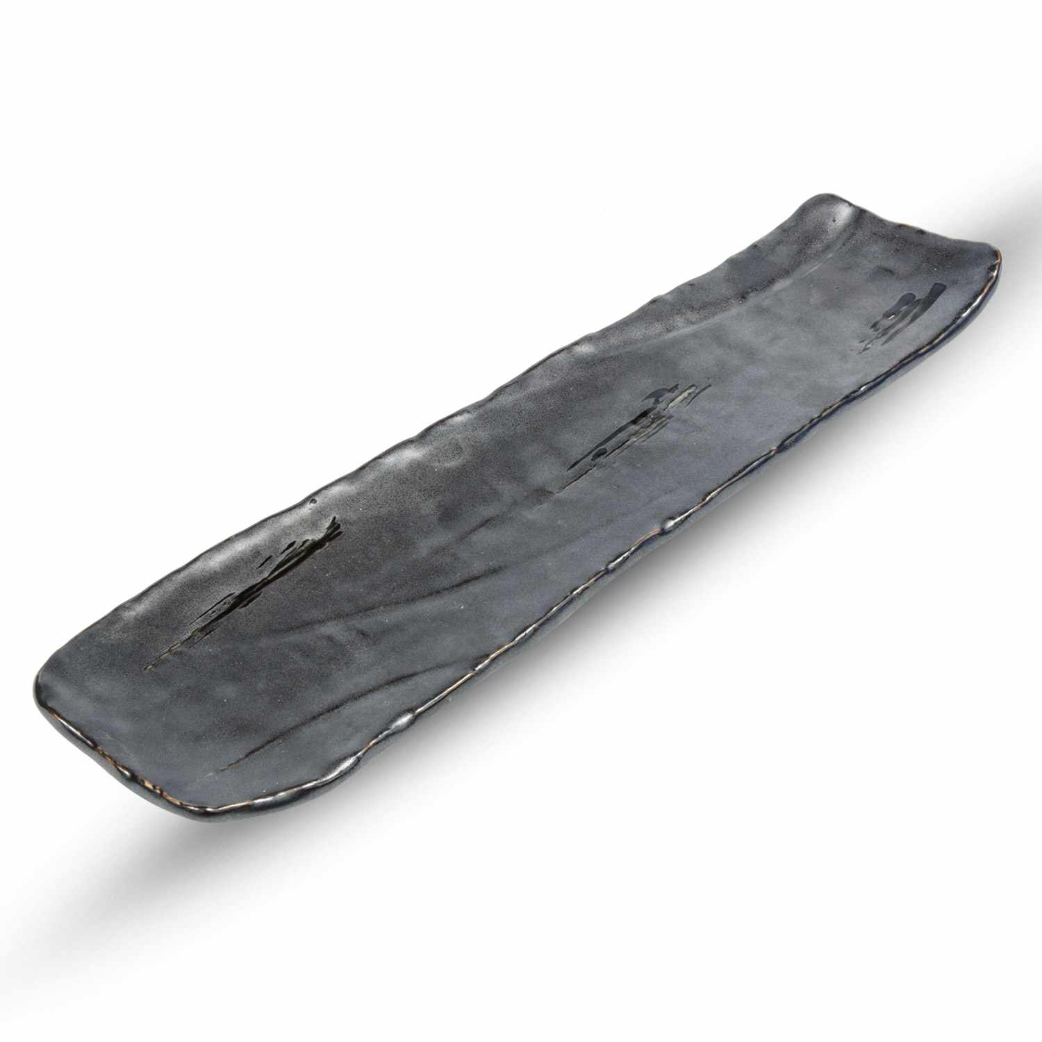 Tessa Black Rectangular Plate 14