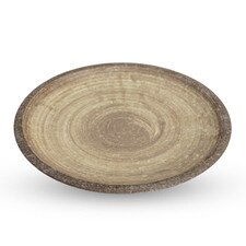 Brown Nenrin Round Plate 9.75"