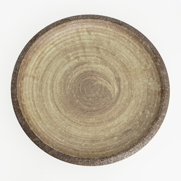 Image of Brown Nenrin Round Plate 9.75" 3