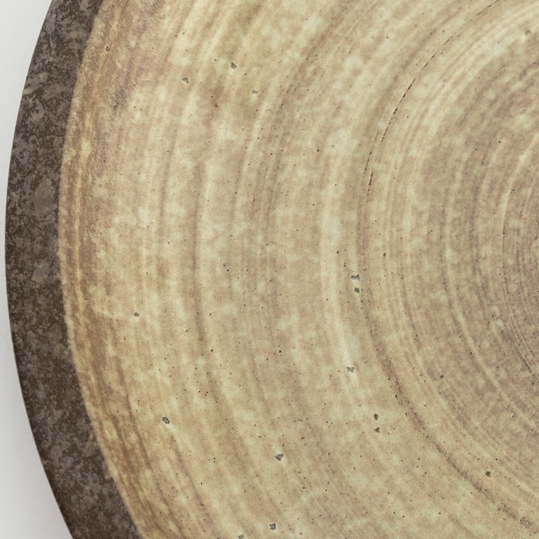 Image of Brown Nenrin Round Plate 9.75" 4
