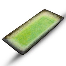 Ariake Green Rectangular Plate