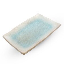 Kumo Blue Rectangular Plate 11.5"