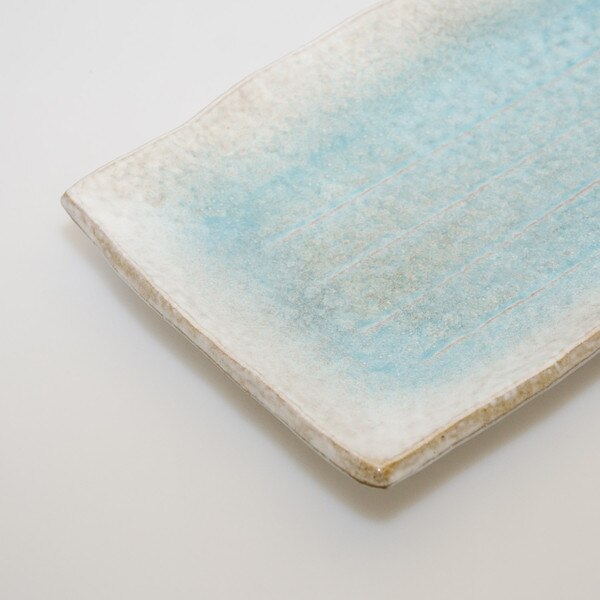 Image of Kumo Blue Rectangular Plate 11.5" 3