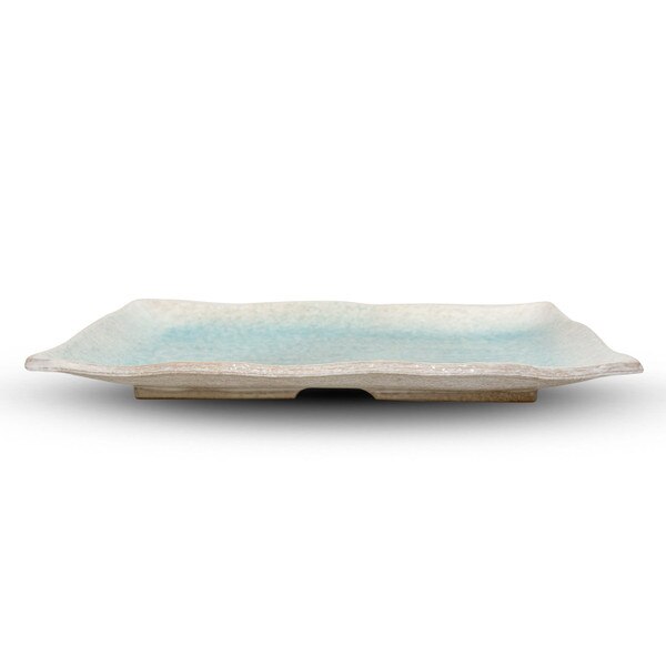 Image of Kumo Blue Rectangular Plate 13.5" 2