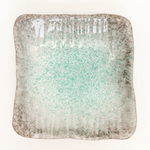 Image of Gray Aobuki Square Plate 7" 3