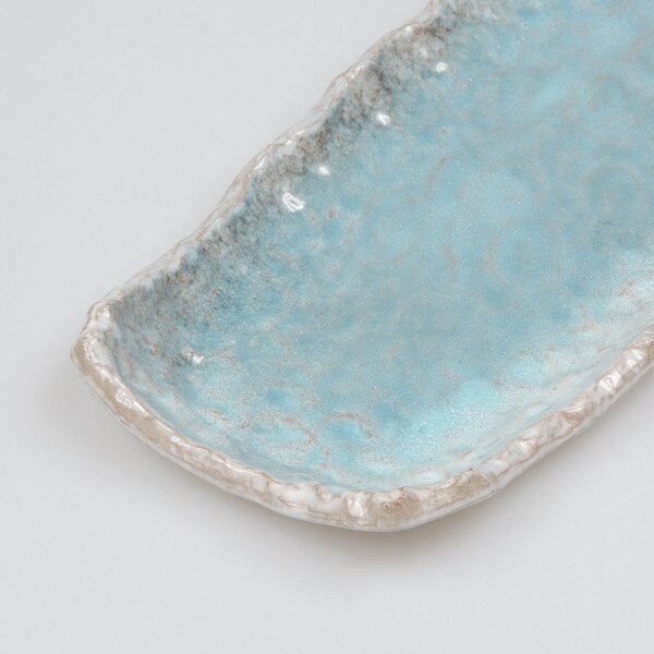 Image of Kumo Blue Rectangular Plate 12.5" 3