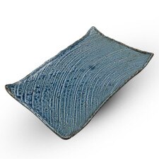 Cornflower Blue Rectangular Plate 12.25"