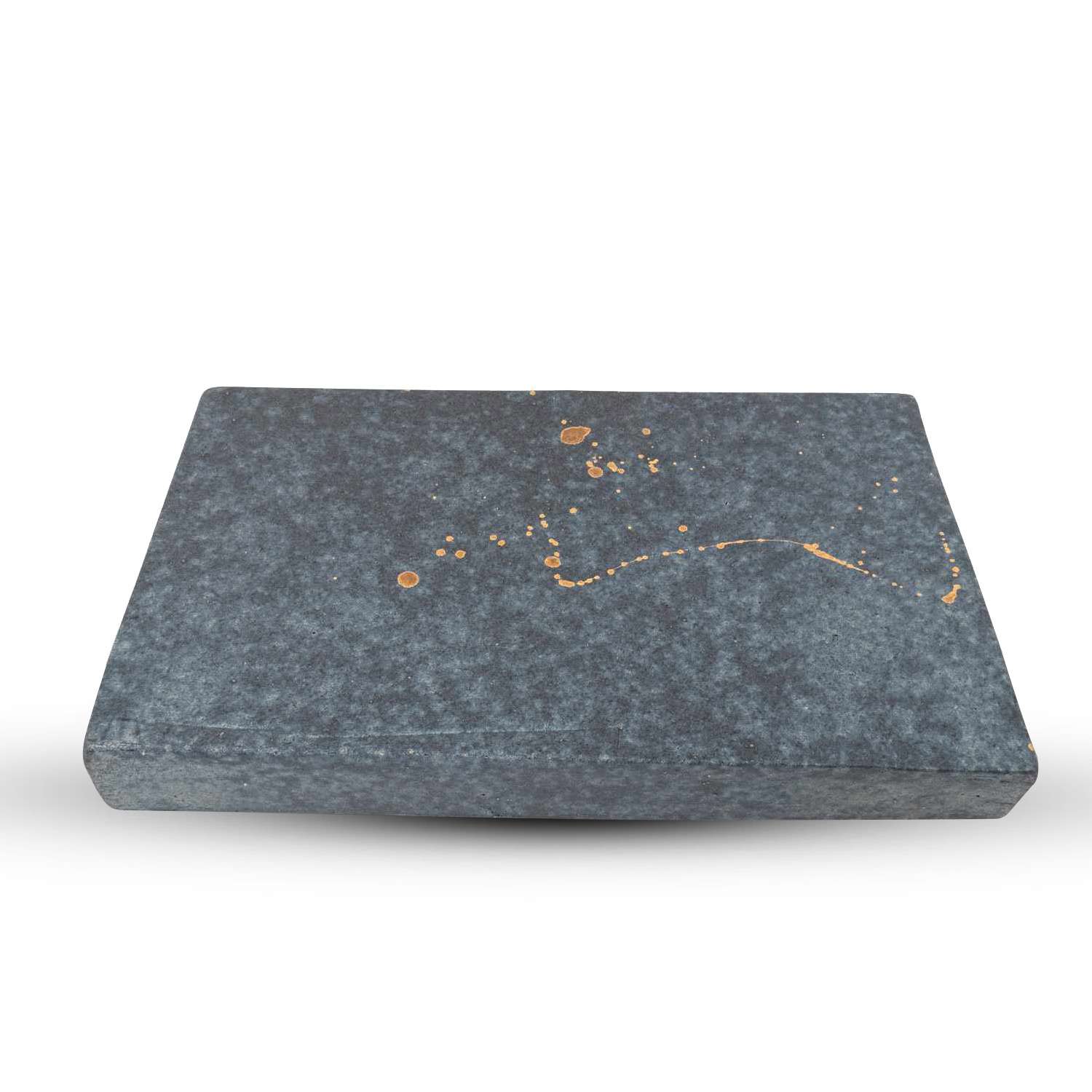 Kokugama Gray Reversible Raised Rectangular Plate 9