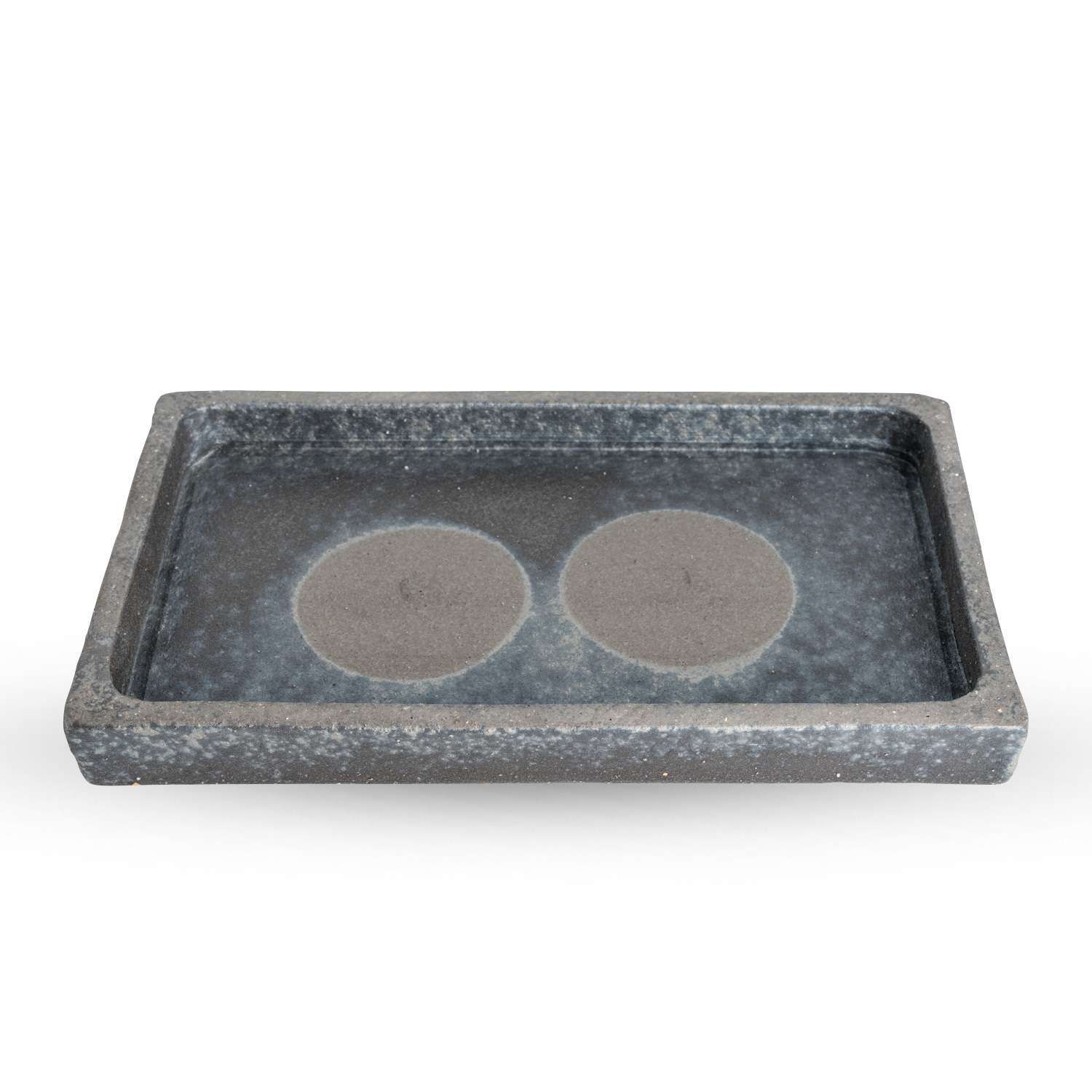 Kokugama Gray Reversible Raised Rectangular Plate 9