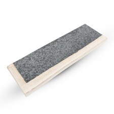 Kokugama Gray White Footed Rectangular Plate 10.75"