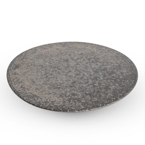 Image of Kokugama Stone Raised Round Plate 8.5" 1