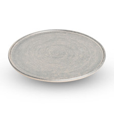 Shusetsu Silver Flat Rim Round Plate 7.25" hover-image