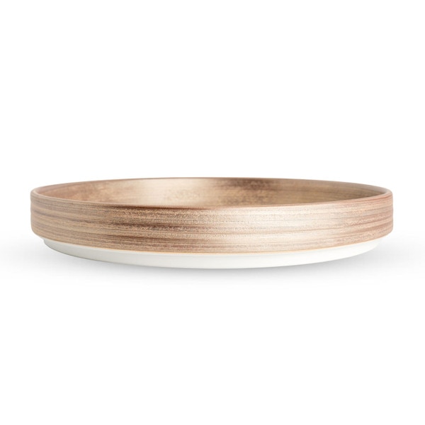 Image of Shusetsu Gold Rim Round Plate 9" 2