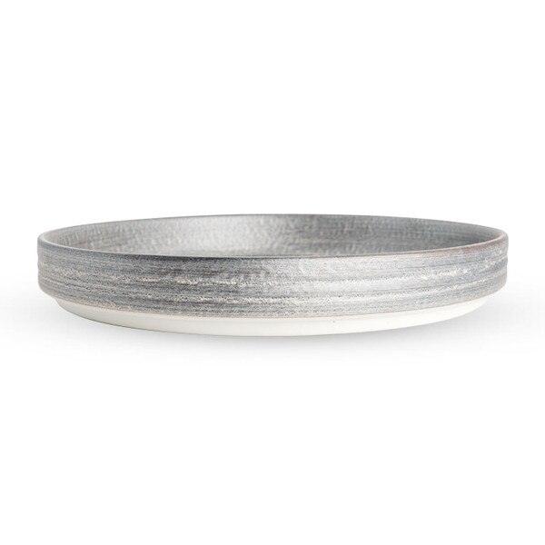 Image of Shusetsu Silver Rim Round Plate 9" 2