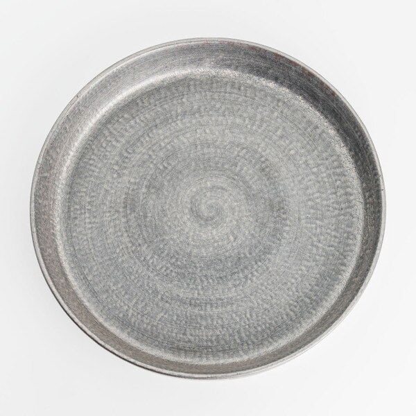 Image of Shusetsu Silver Rim Round Plate 9" 3