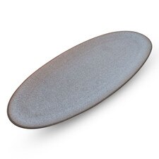 Saku Slate Oval Plate 16"