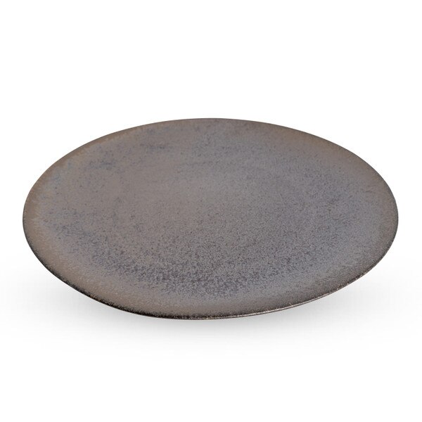Image of Graphite Brown Round Plate 10.75" 1