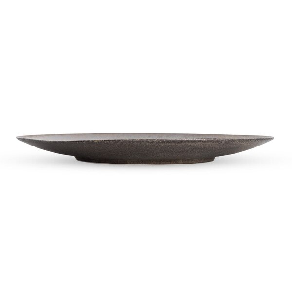 Image of Graphite Brown Round Plate 10.75" 2