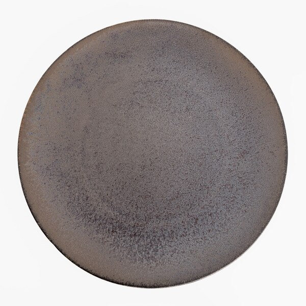 Image of Graphite Brown Round Plate 10.75" 3