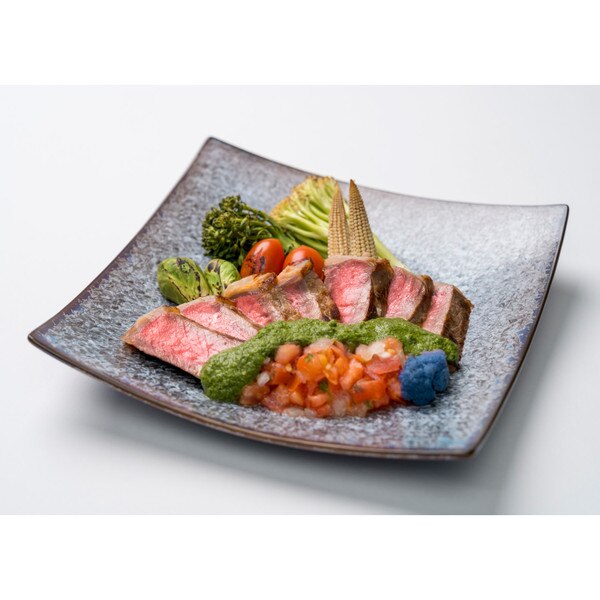 Image of Saku Slate Square Plate 8.5" 4