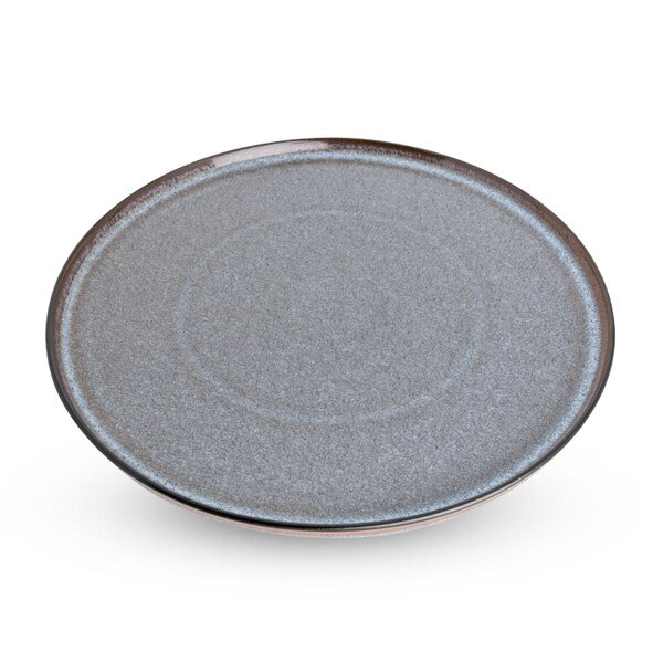 Image of Saku Slate Rim Round Plate 9.25" 1