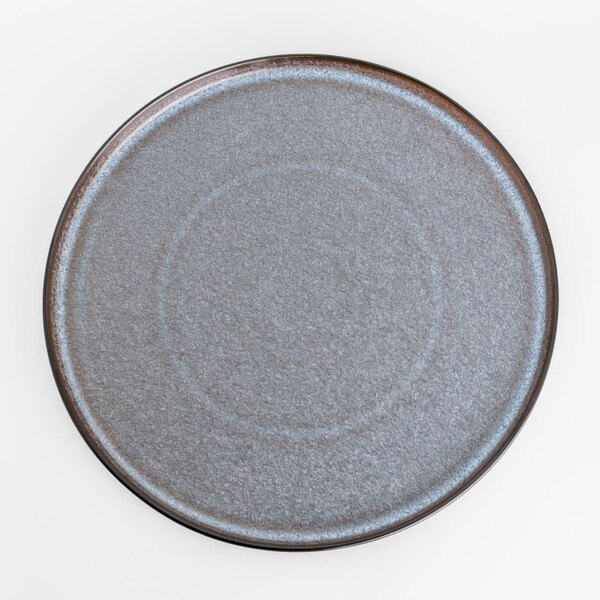 Image of Saku Slate Rim Round Plate 9.25" 3