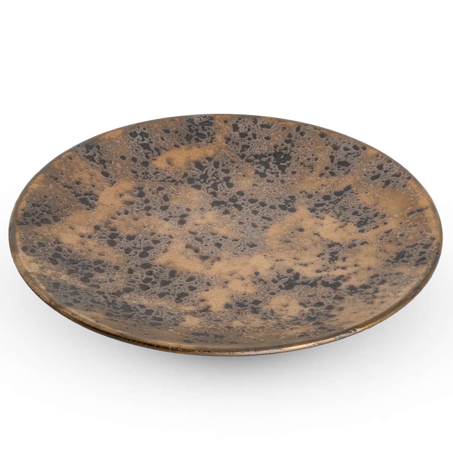 Kaji Brass Round Plate 9.5