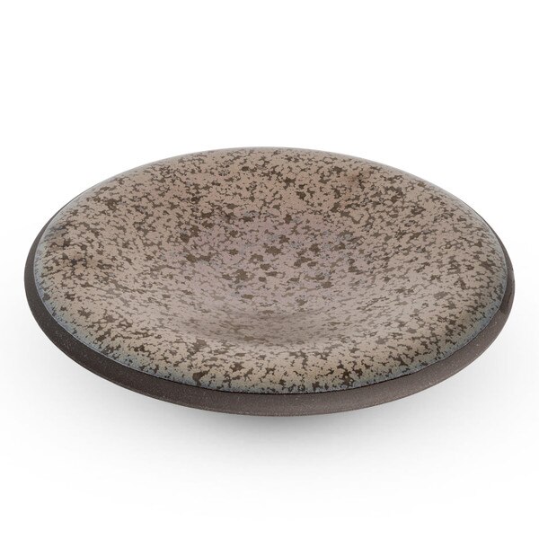 Image of Kinkessho Bronze Round Concave Plate 8.5" 1