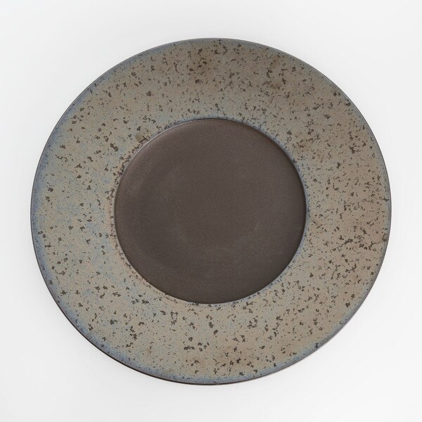 Image of Kinkessho Bronze Wide Rim Round Plate 11.25" 3