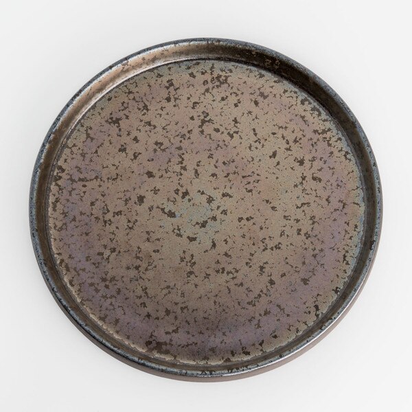 Image of Kinkessho Bronze Rim Round Plate 7" 3